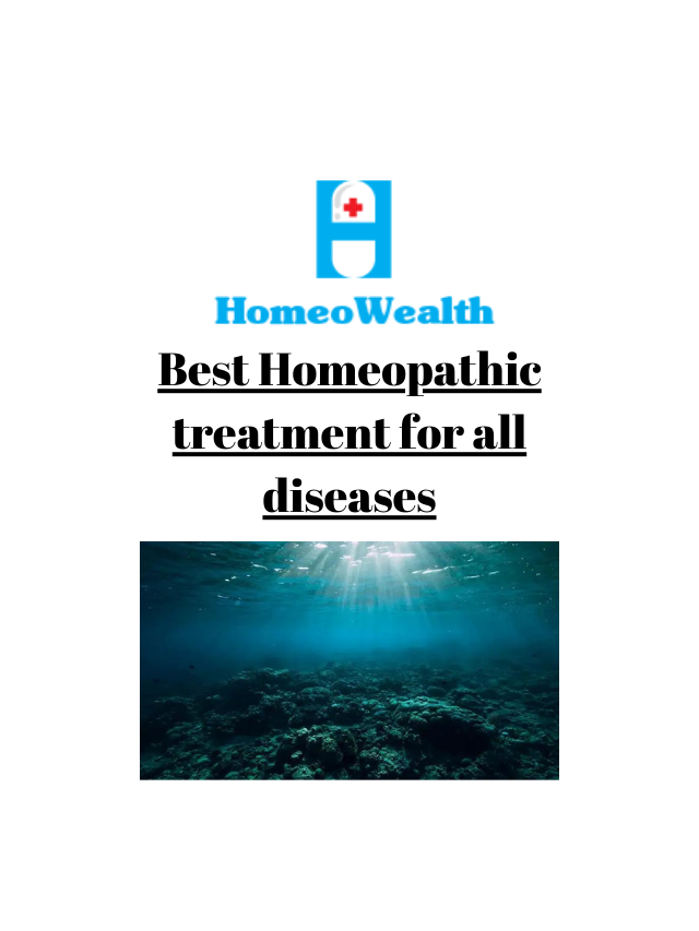 Best Homeopathic Treatment For All Diseases